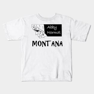 A funny map of Montana - 4 Kids T-Shirt